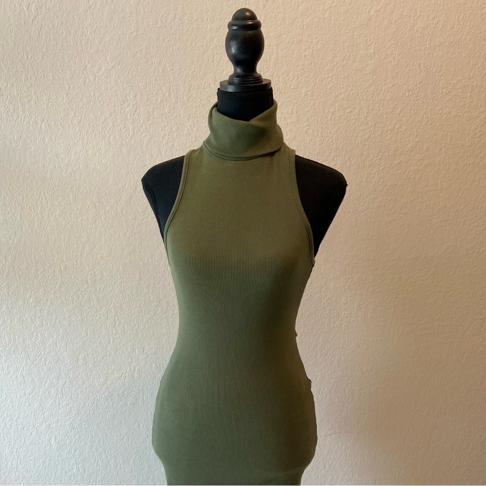 ZARA Womens Midi Dress Sz S Casual Capsule Sporty Breathable Hipster Sexy Sporty